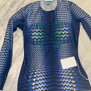 Marine Serre SS021 Sea Blue set